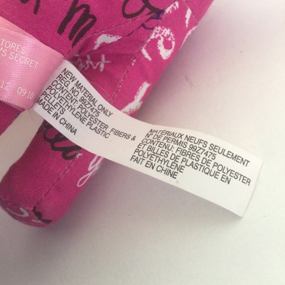 PINK VICTORIAS SECRET MINI PLUSH DOG GRAFFITI PRINT - Picture 5 of 11